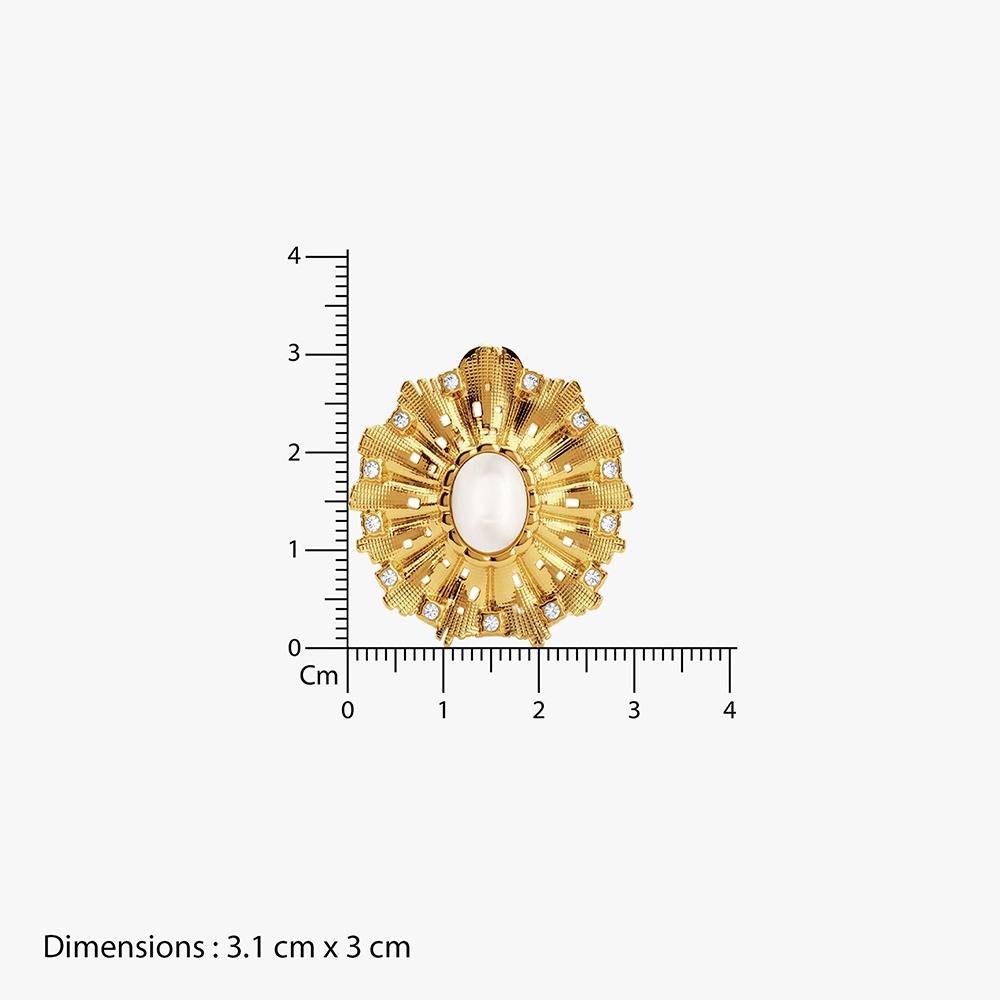 Bloom Baby Gold Plated Earrings |Gifts For Women & Girls| Waterproof, Anti Tarnish, Skin Safe Jewellery 18K Gold Ton : OMER079
