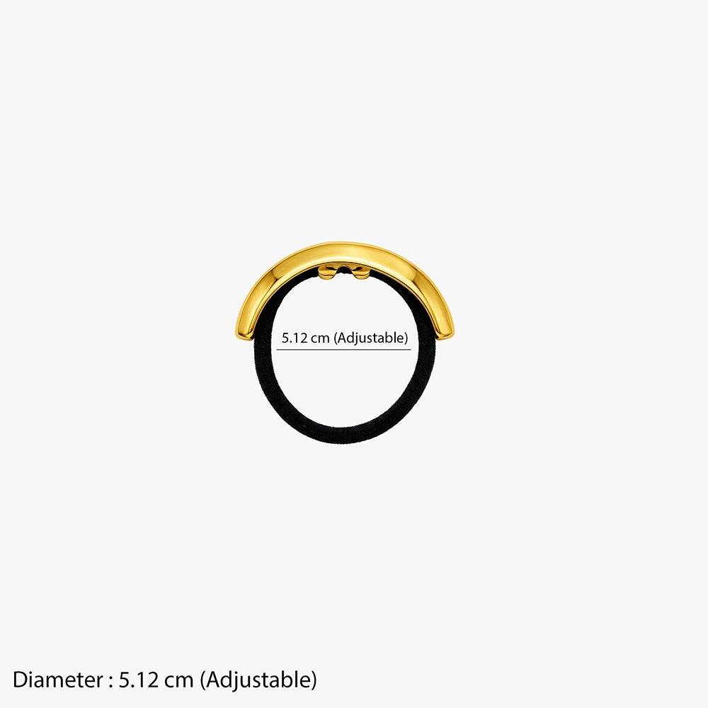 Liquid Melt Gold Plated Hair Band |Gifts For Women & Girls| Waterproof, Anti Tarnish, Skin Safe Jewellery 18K Gold To : OMHA02