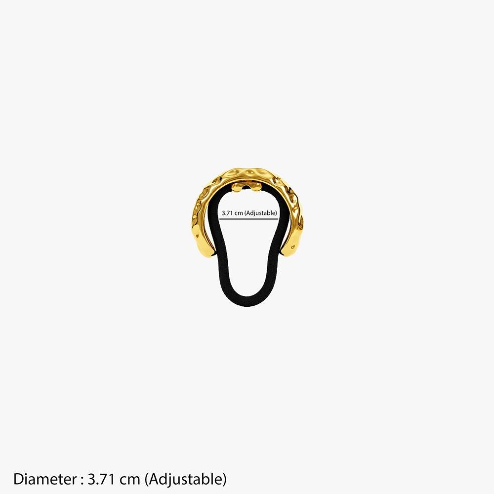 Aurum Syntax Gold Plated Hair Band |Gifts For Women & Girls| Waterproof, Anti Tarnish, Skin Safe Jewellery 18K Gold T : OMHA05