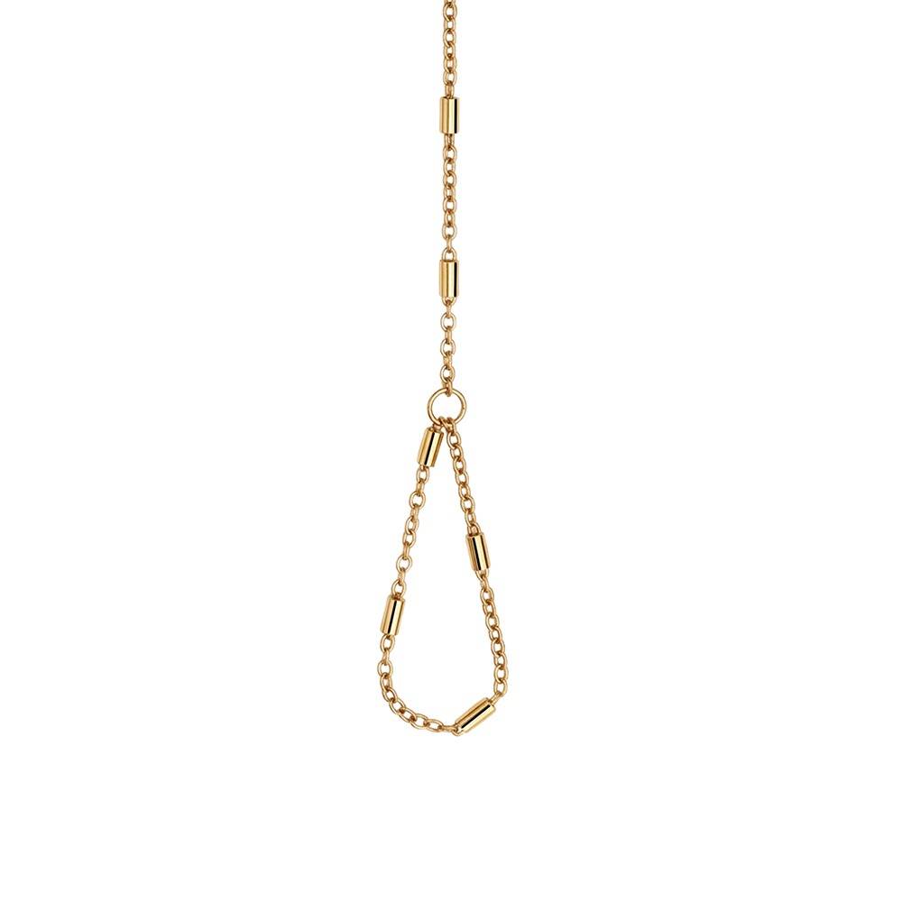 Link Loop Gold Plated Hathphool |Gifts For Women & Girls| Waterproof, Anti Tarnish, Skin Safe Jewellery 18K Gold Tone : OMHP04