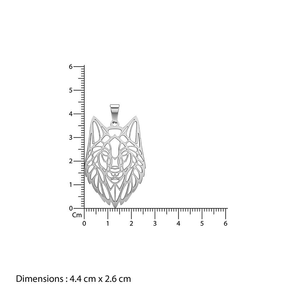 Pack Leader Rhodium Plated Pendant With Chain For Men | Gifts For Men & Boys| Waterproof, Anti Tarnish, Skin Safe Je : OMPD054