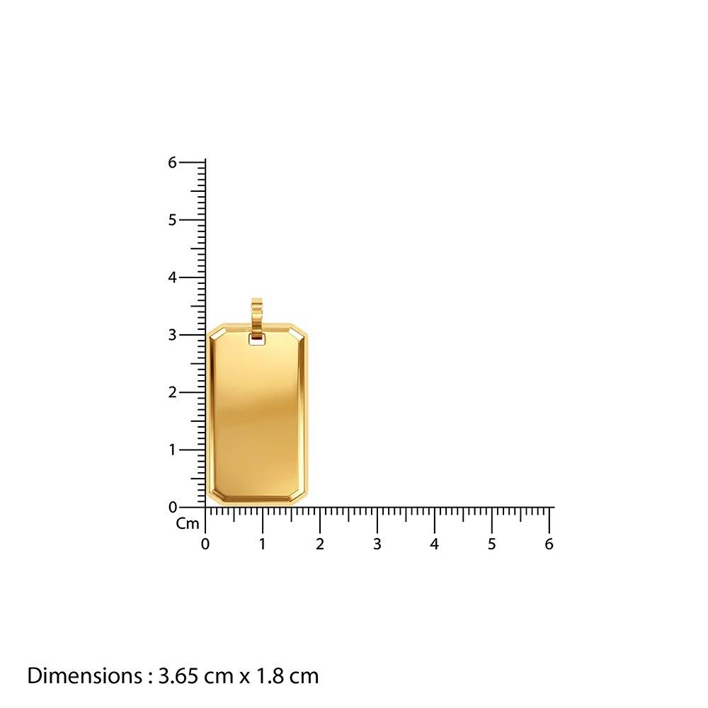 Die Tryin Gold Plated Pendant With Chain For Men | Gifts For Men & Boys| Waterproof, Anti Tarnish, Skin Safe Jewelle : OMPD059
