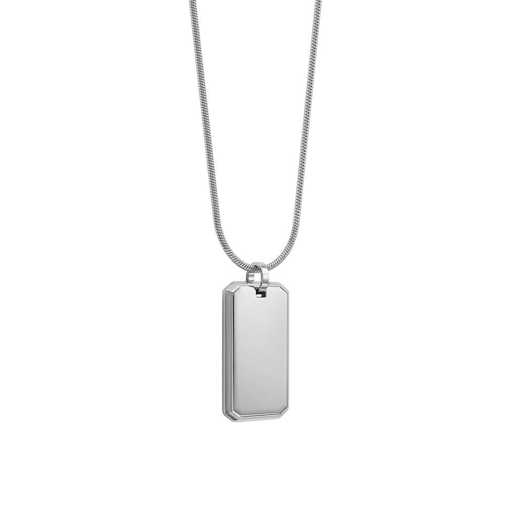 No Ceilings Rhodium Plated Pendant With Chain For Men | Gifts For Men & Boys| Waterproof, Anti Tarnish, Skin Safe Je : OMPD060
