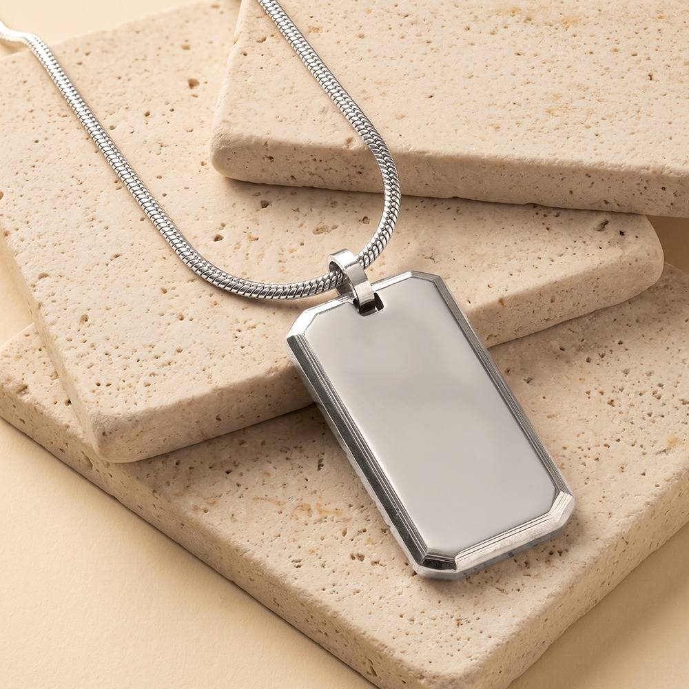 No Ceilings Rhodium Plated Pendant With Chain For Men | Gifts For Men & Boys| Waterproof, Anti Tarnish, Skin Safe Je : OMPD060