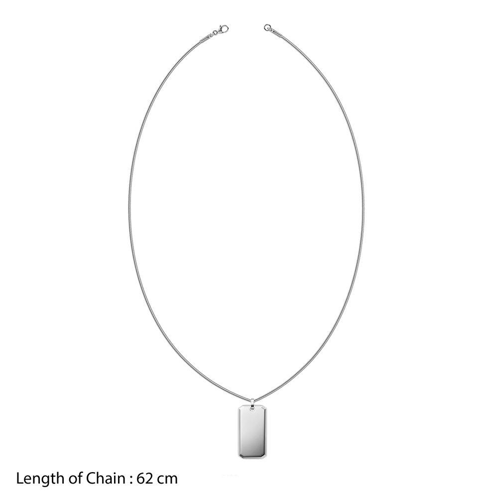 No Ceilings Rhodium Plated Pendant With Chain For Men | Gifts For Men & Boys| Waterproof, Anti Tarnish, Skin Safe Je : OMPD060