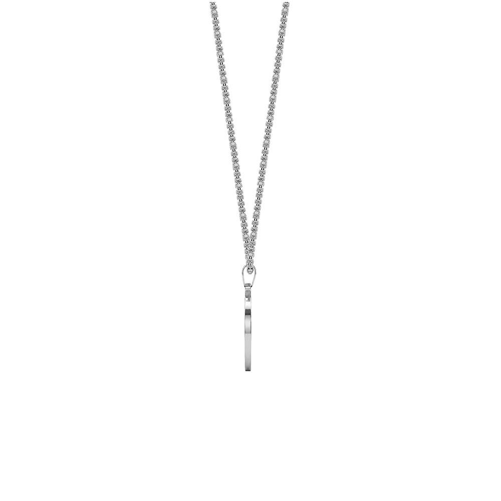 Ensync Rhodium Plated Pendant With Chain For Men | Gifts For Men & Boys| Waterproof, Anti Tarnish, Skin Safe Jewellery : OMPD078