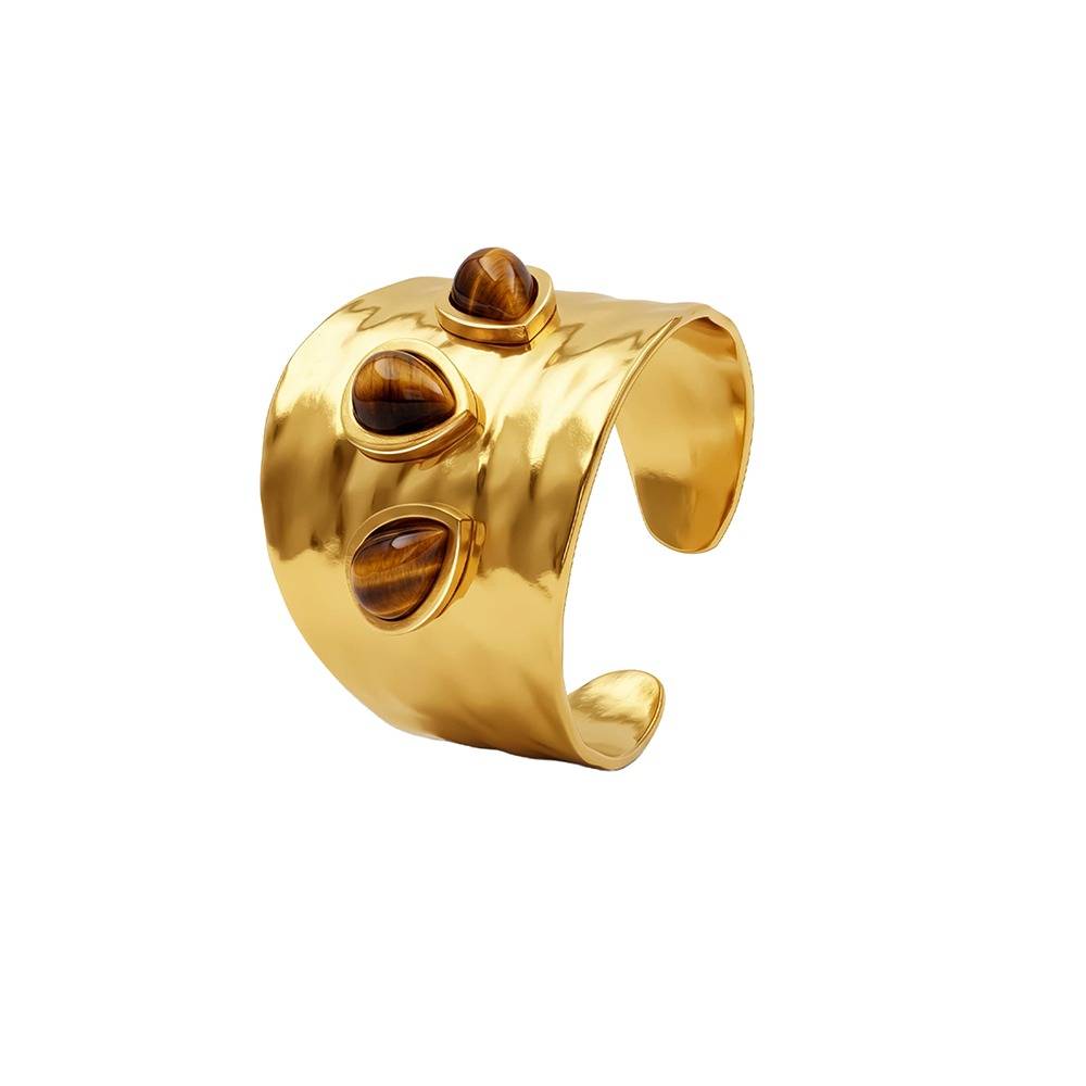 Hot Melt Gold Plated Ring (Size 14) |Gifts For Women & Girls| Waterproof, Anti Tarnish, Skin Safe Jewellery 18K Gold  : OMR070