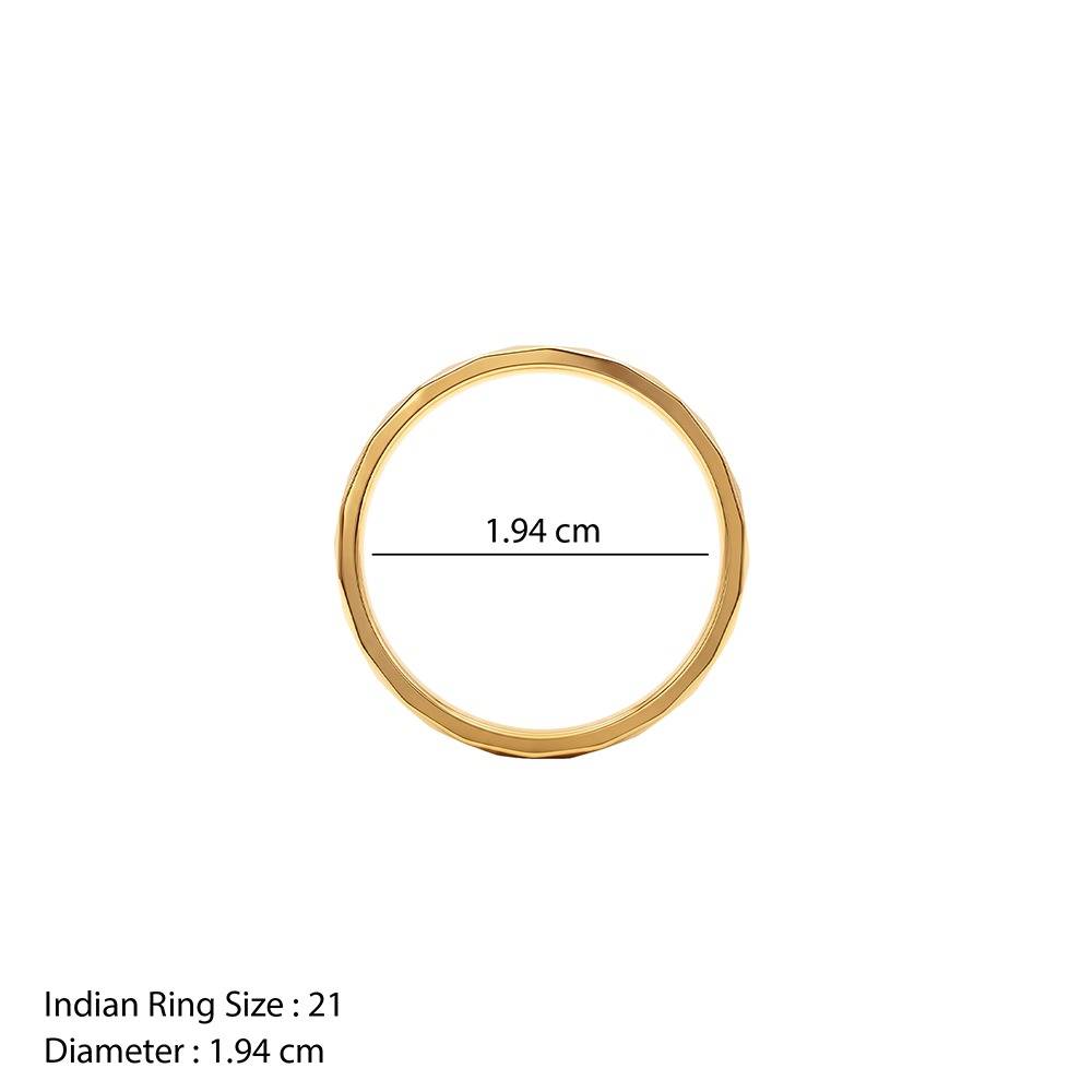 Low Key Op Gold Plated Ring For Men (Size 21) | Gifts For Men & Boys| Waterproof, Anti Tarnish, Skin Safe Jewellery 1 : OMR091