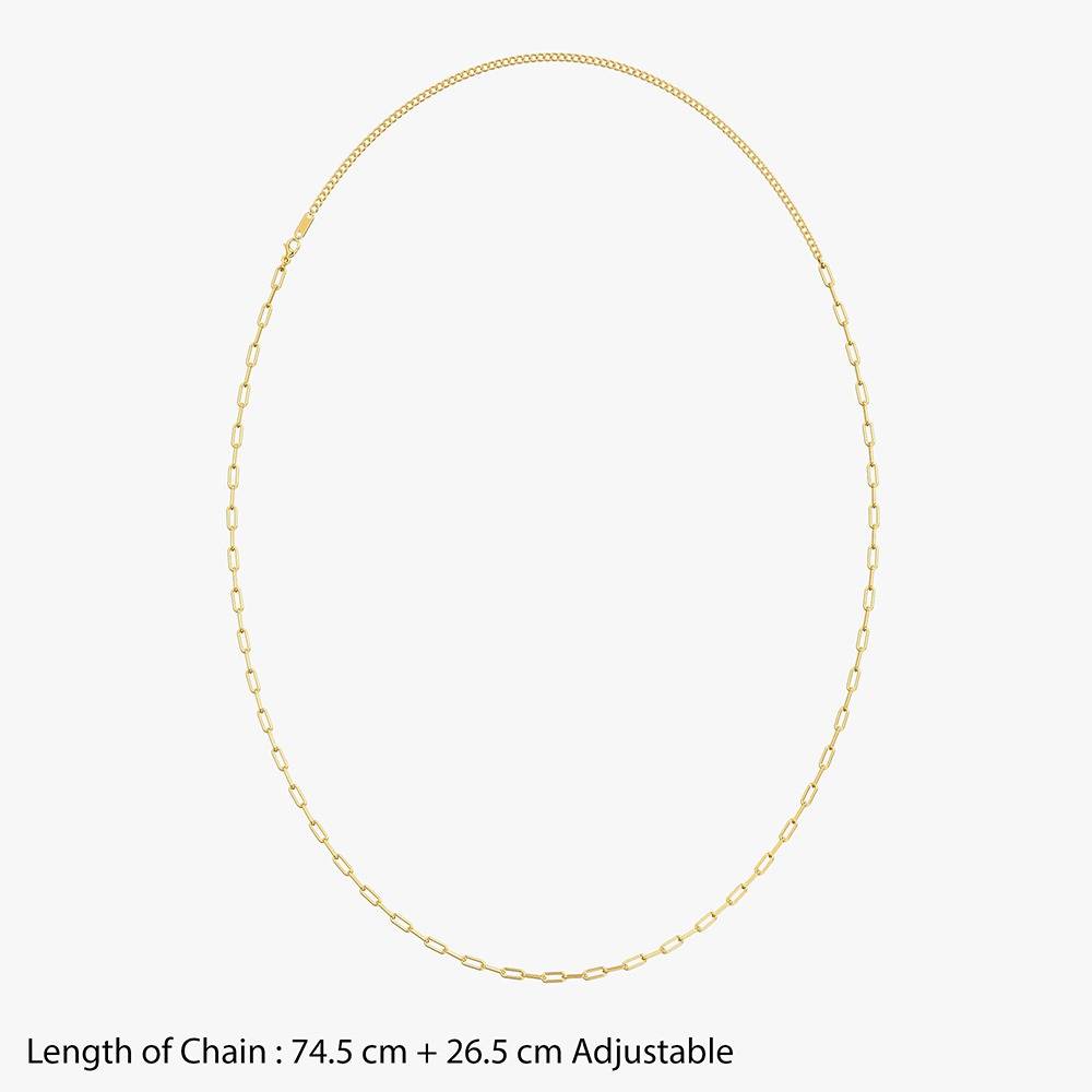 Slim Line Gold Plated Waist Chain |Gifts For Women & Girls| Waterproof, Anti Tarnish, Skin Safe Jewellery 18K Gold T : OMWCH01