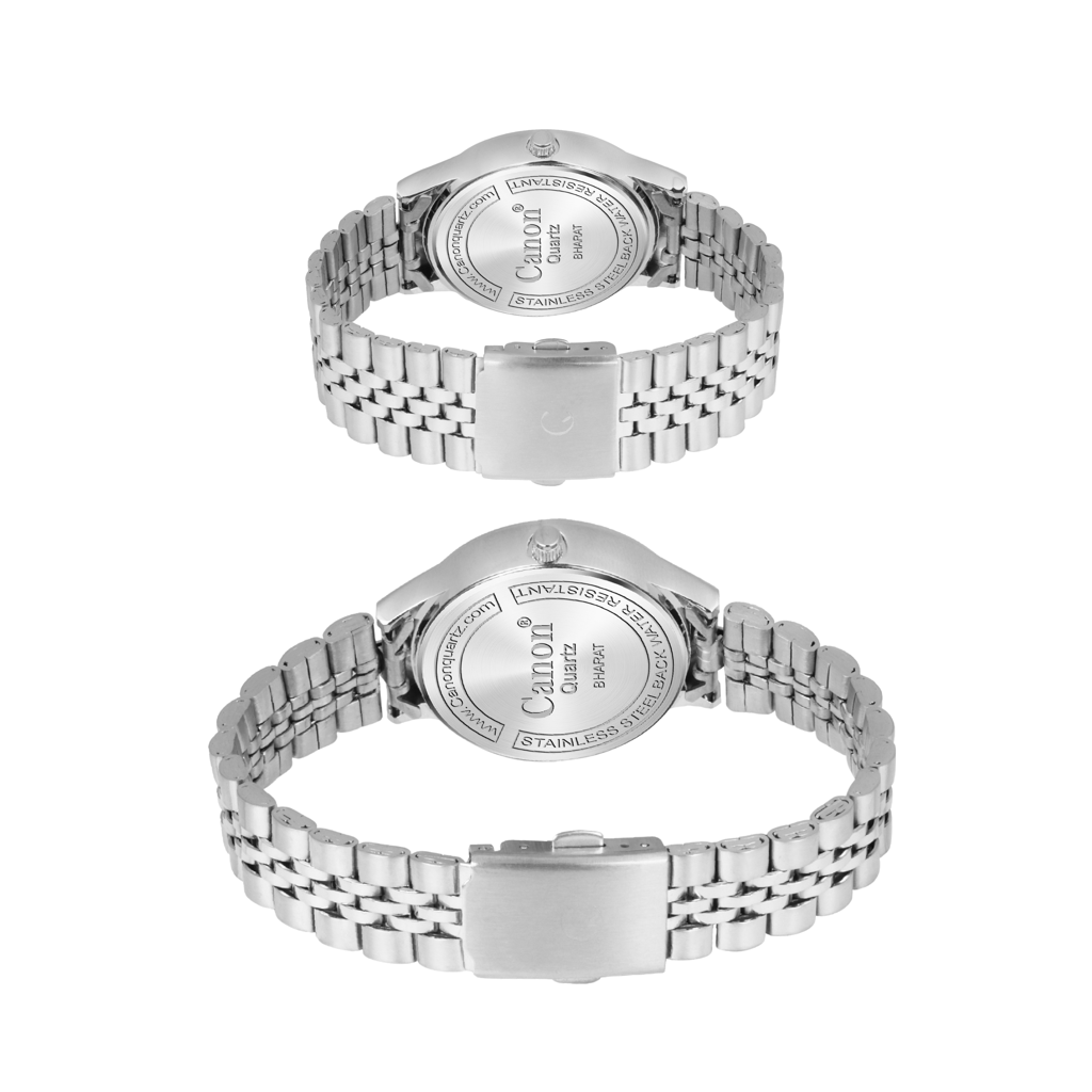 Eternal Couple Watch Set | Silver & Blue 486 : CN-486