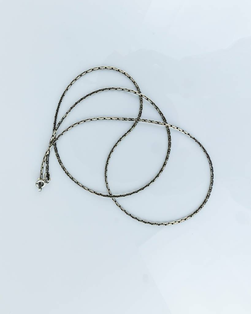 Men'S Minimalist Oxidized Venetian Chain : P-CHAIN7
