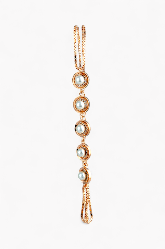 Pearl Station Slider Bracelet. : P-BR31