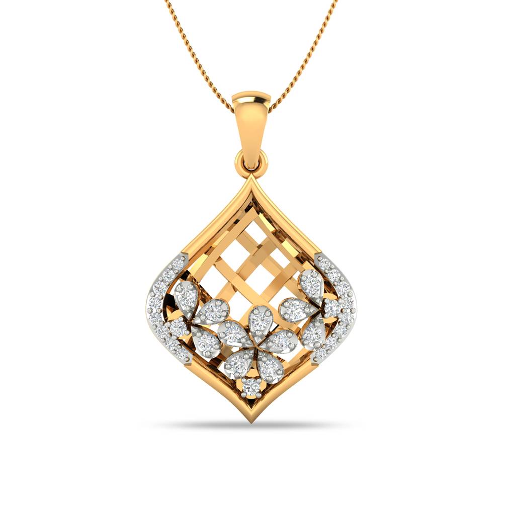 Georgia Bedazzling Lattice Pendant (Without Chain) : PD-M00607