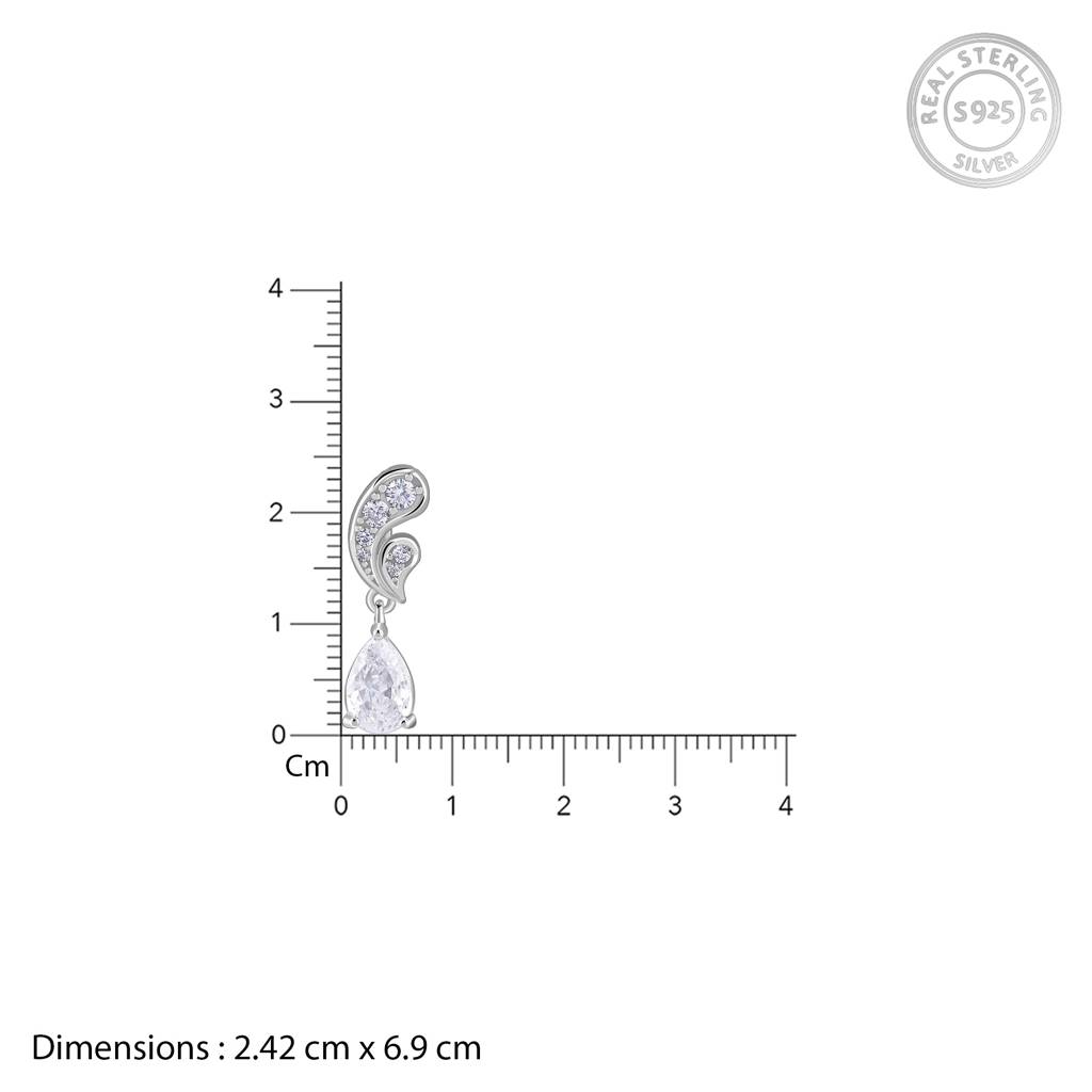 925 Silver Springs Necklace|Necklace To Gift Women & Girls | With Certificate Of Authenticity And 925 Stamp | 6 Mont : PD03071