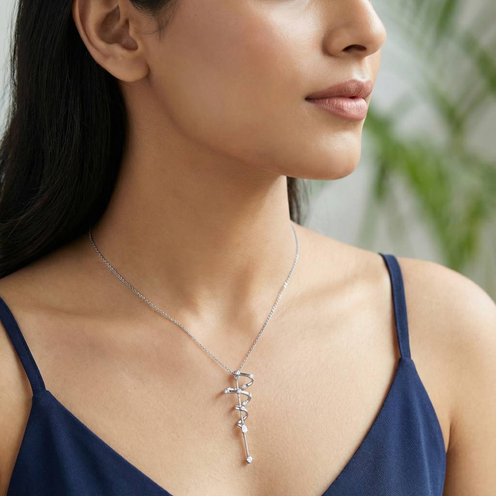 925 Silver All My Life Necklace|Pendant To Gift Women & Girls | With Certificate Of Authenticity And 925 Stamp | 6 M : PD03078