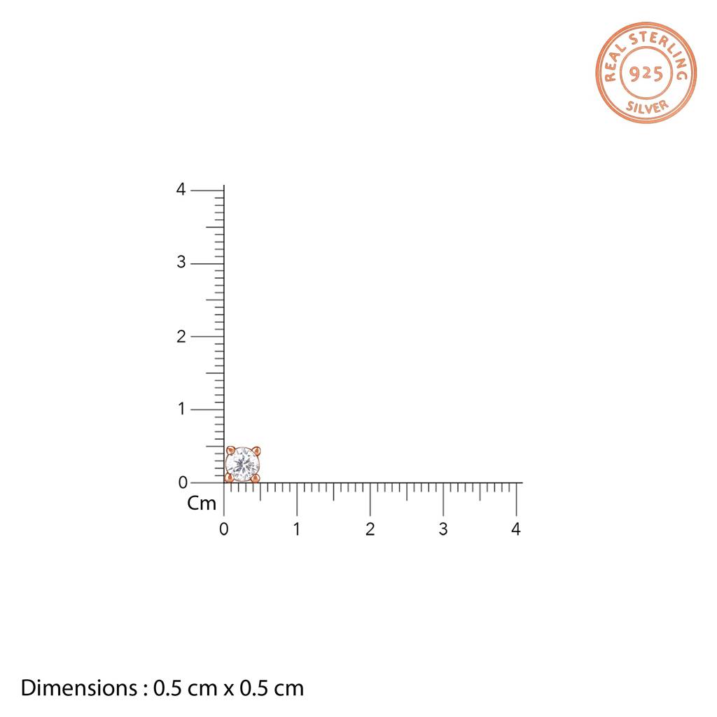 925 Silver Rose Gold Heartbound Set Of 3| Gifts For Women And Girls | With Certificate Of Authenticity : PD03138ER03323BR01419