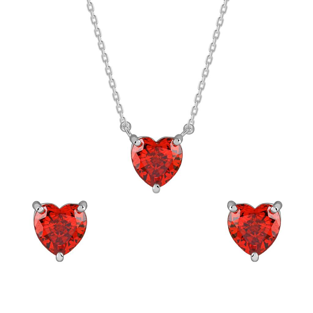 925 Silver Certified Crush Set| Gifts For Women And Girls | With Certificate Of Authenticity And 925 Stamp |  : PD03154ER03335