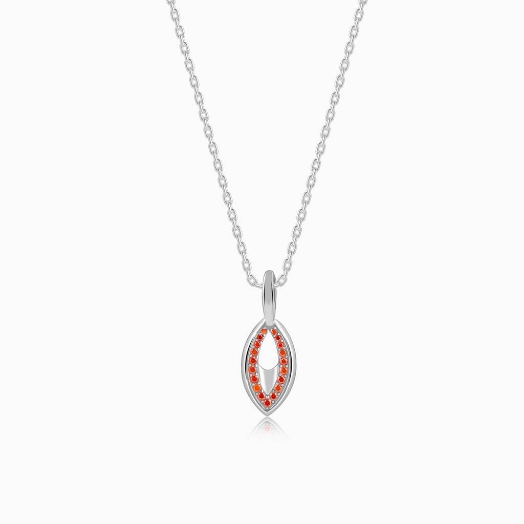 925 Silver Anahita Pendant With Link Chain|Necklace To Gift Women & Girls | With Certificate Of Authenticity And 925 : PD03193