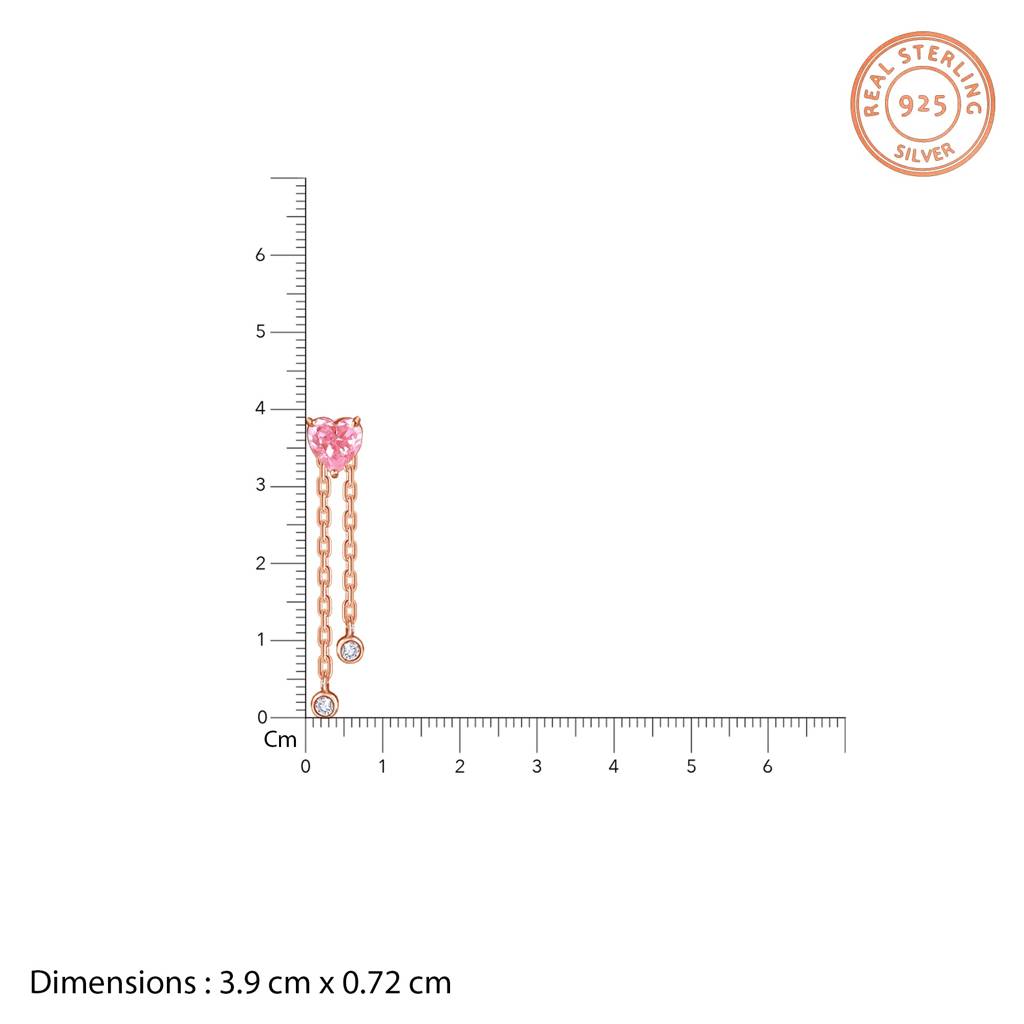 925 Silver Rose Gold Sweet Reverie Set| Gifts For Women And Girls | With Certificate Of Authenticity And 925  : PD03205ER03452