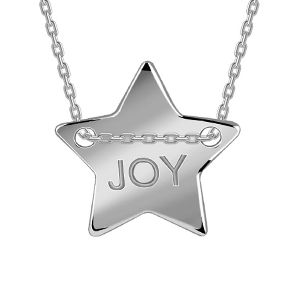 925 Silver Joy Star Necklace|Pendant To Gift Women & Girls | With Certificate Of Authenticity And 925 Stamp | 6 Mont : PD03232