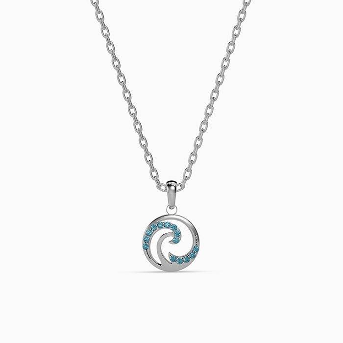925 Silver Amphitrite Pendant With Link Chain|Necklace To Gift Women & Girls | With Certificate Of Authenticity And  : PD03846