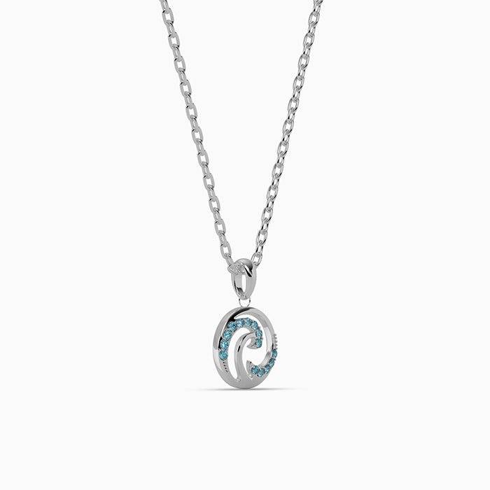925 Silver Amphitrite Pendant With Link Chain|Necklace To Gift Women & Girls | With Certificate Of Authenticity And  : PD03846