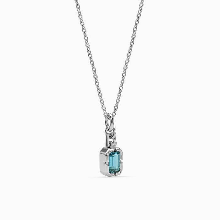 925 Silver Thoosa Pendant With Link Chain|Necklace To Gift Women & Girls | With Certificate Of Authenticity And 925  : PD03850