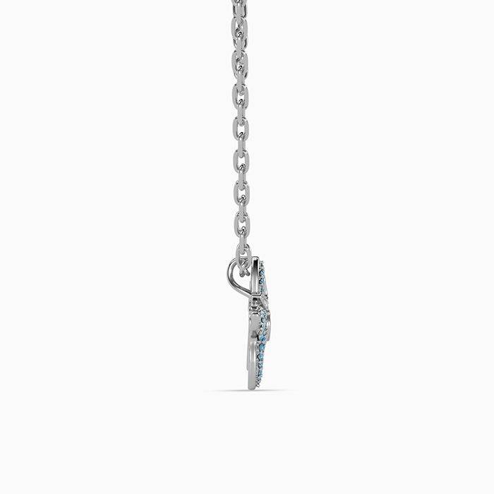 925 Silver Melia Pendant With Link Chain|Necklace To Gift Women & Girls | With Certificate Of Authenticity And 925 S : PD03866
