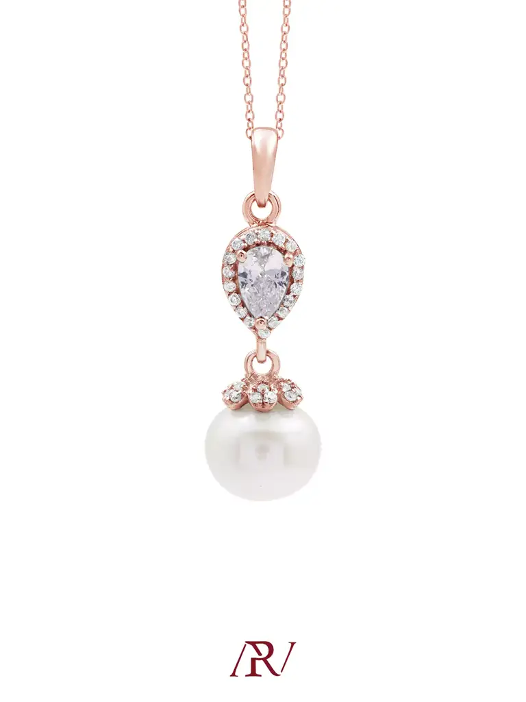 Pearl Dewdrop Necklace : ARV-NK-030