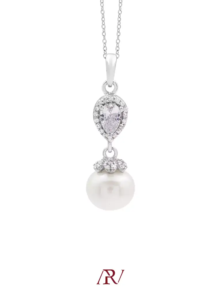 Pearl Dewdrop Necklace : ARV-NK-030