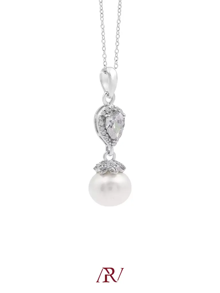 Pearl Dewdrop Necklace : ARV-NK-030