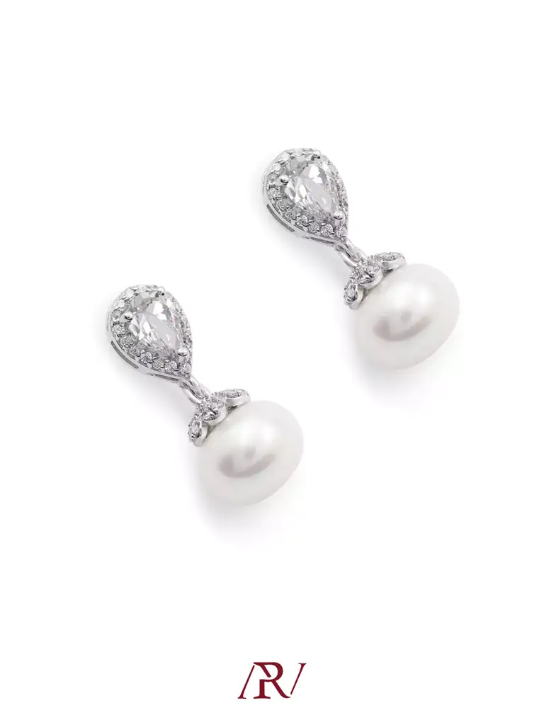 Pearl Dewdrop Earrings : ARV-ER-038