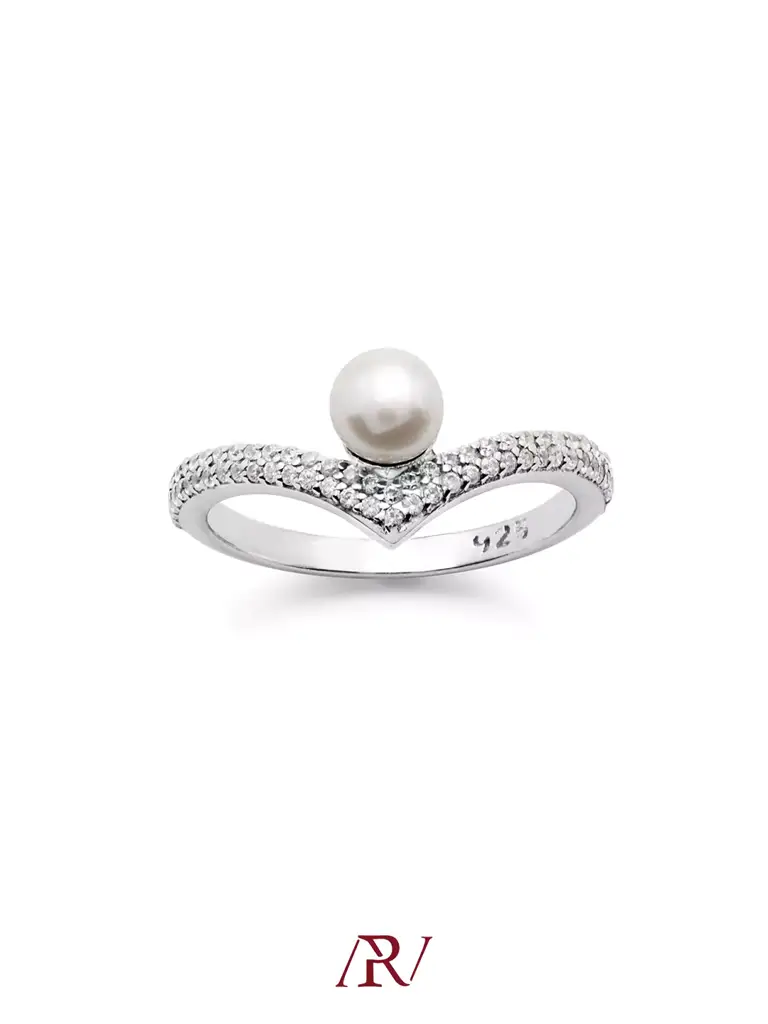 Pearl V Ring : ARV-RI-042