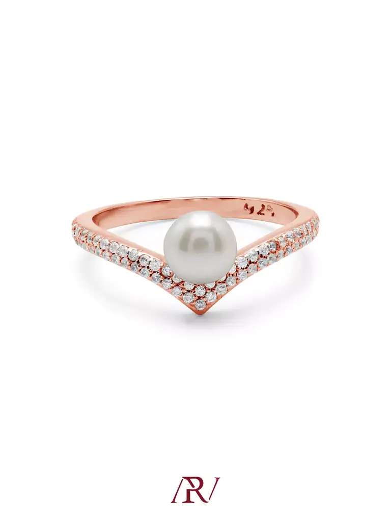 Pearl V Ring : ARV-RI-042