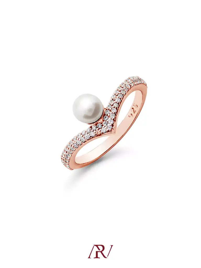 Pearl V Ring : ARV-RI-042