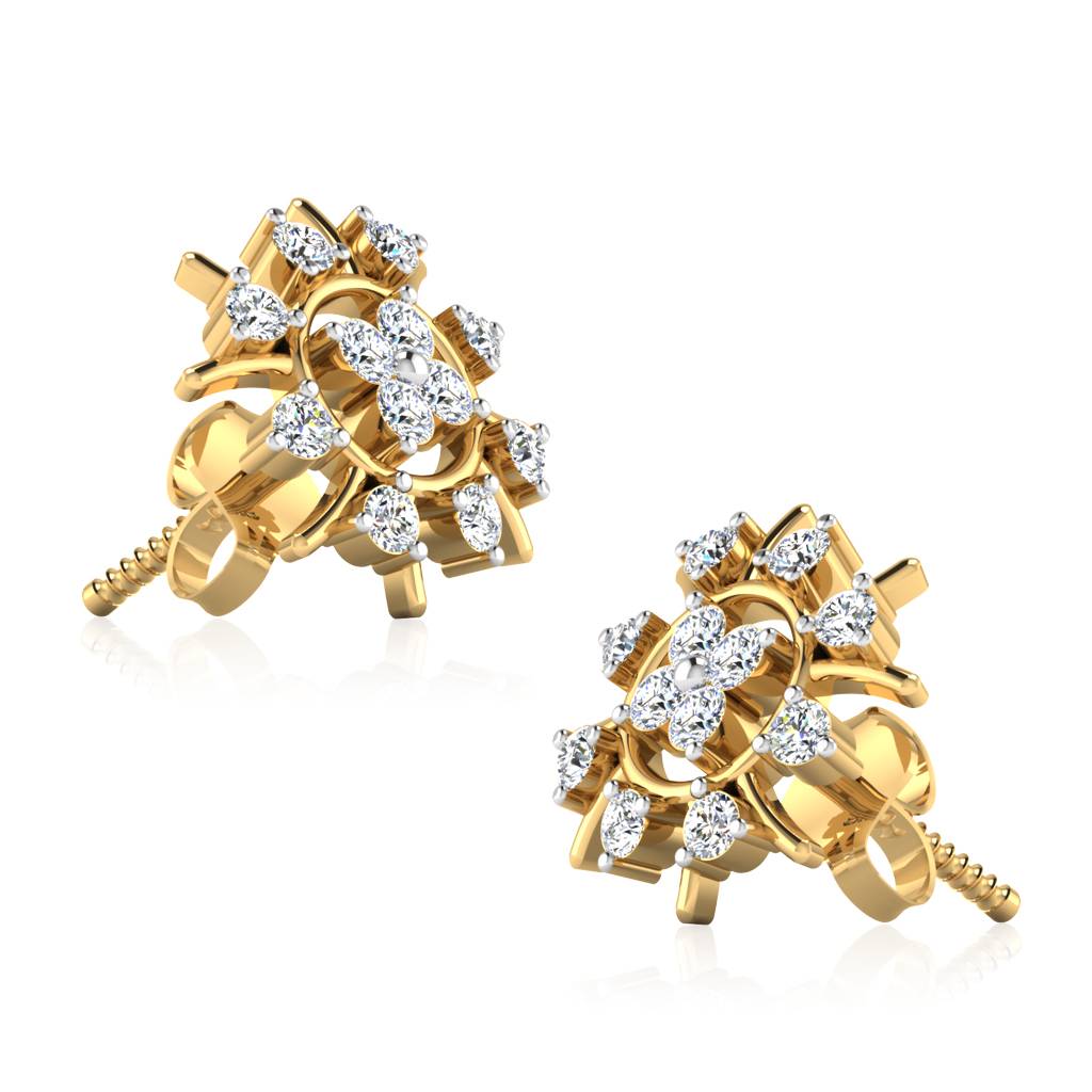 Iski Uski 925 Sterling Silver Bhavi Stud Earrings