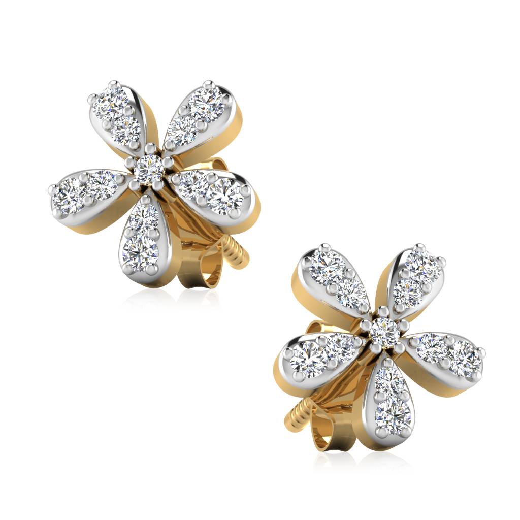 Iski Uski 925 Sterling Silver Junica Stud Earrings