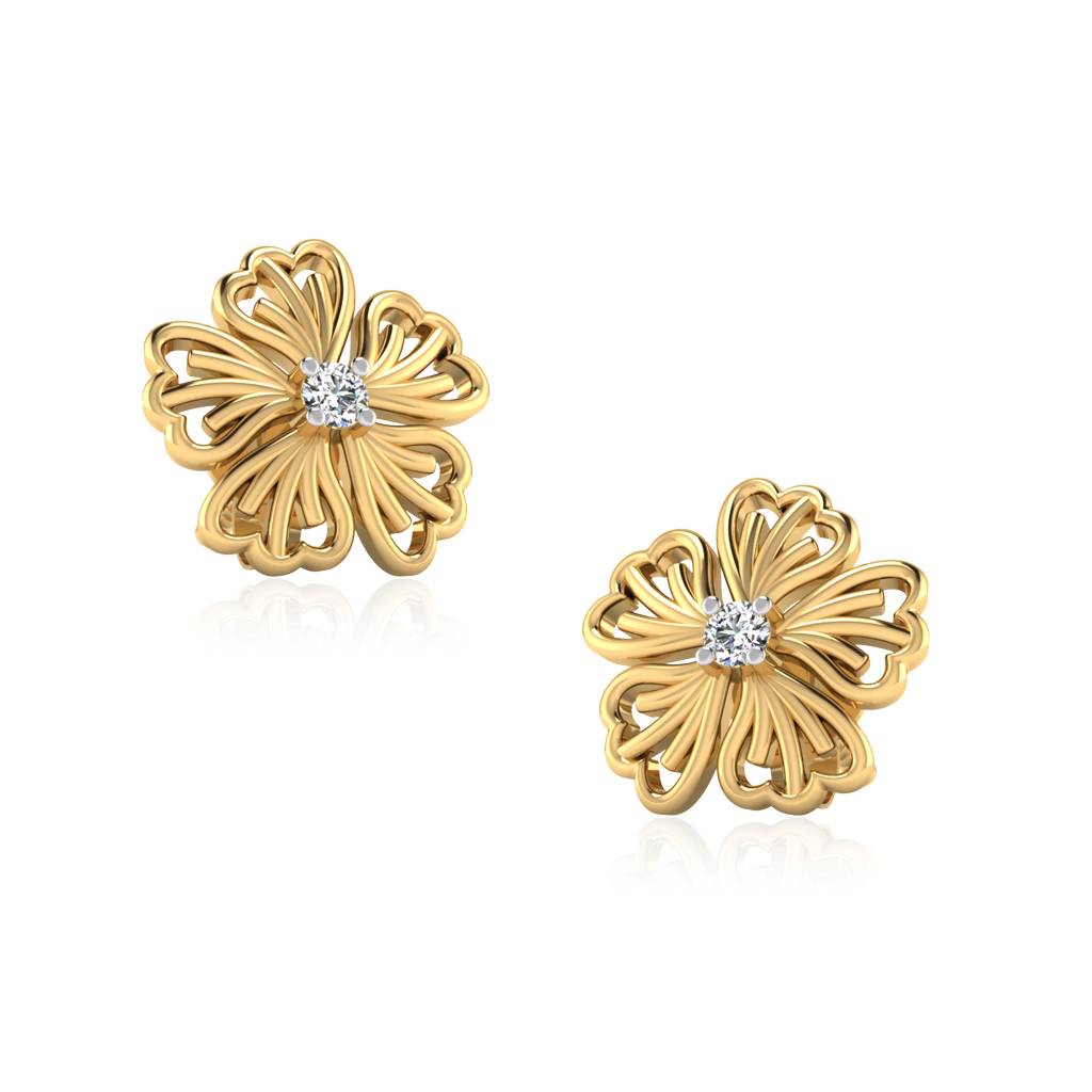 Iski Uski 925 Sterling Silver Anjika Stud Earrings