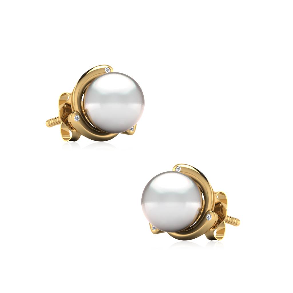 Iski Uski 925 Sterling Silver Amaira Stud Earrings