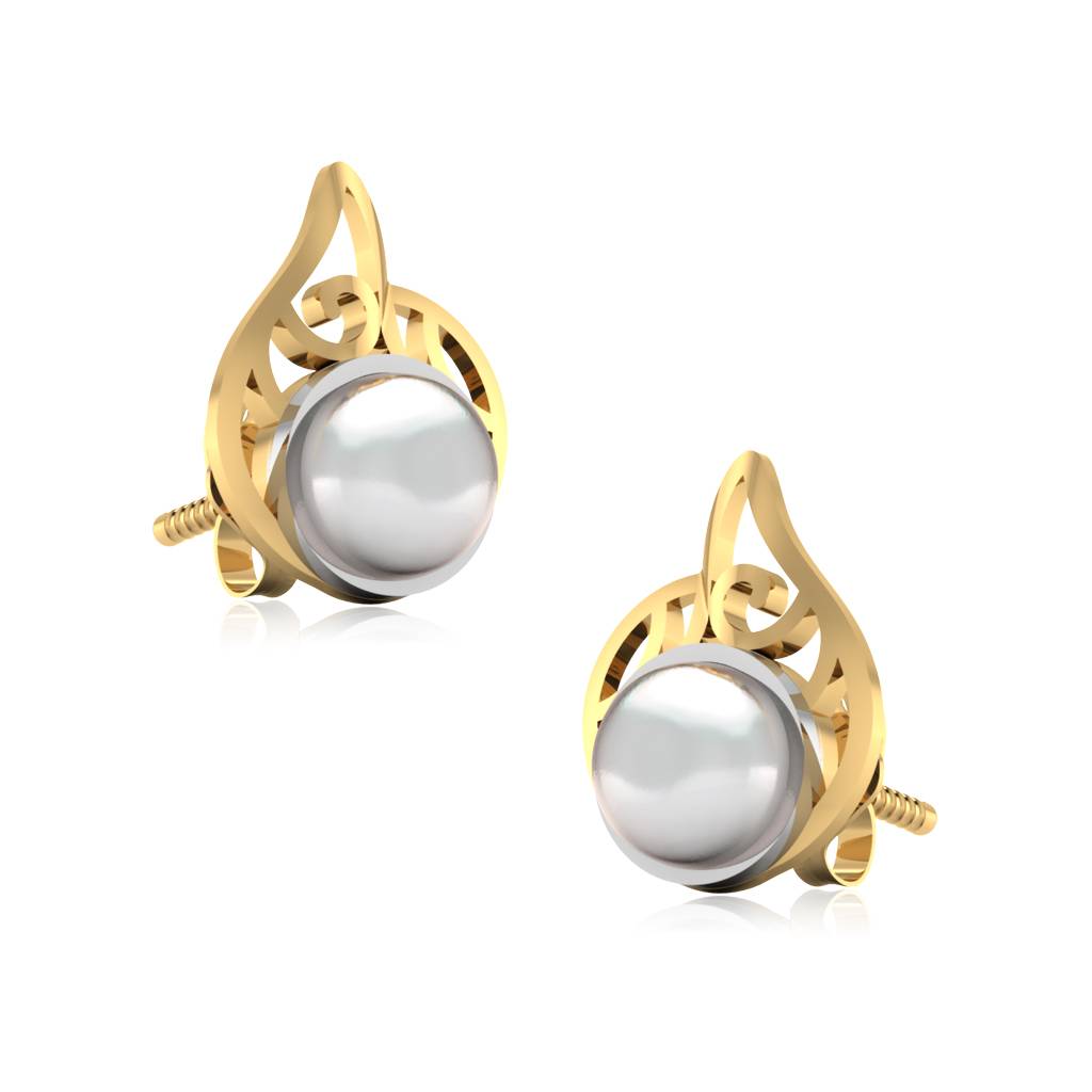 Iski Uski 925 Sterling Silver Anika Stud Earrings