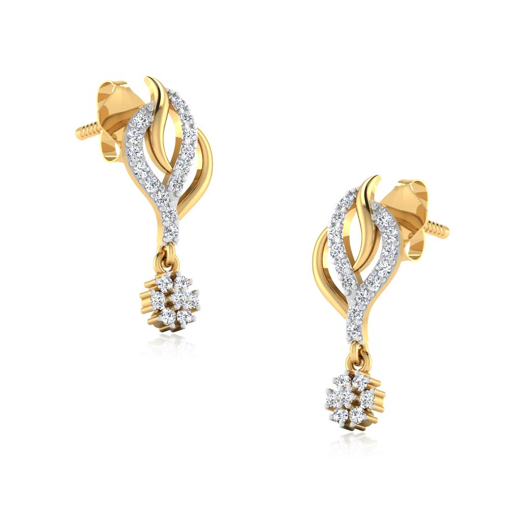Iski Uski 925 Sterling Silver Baghyawati Dangler Earrings