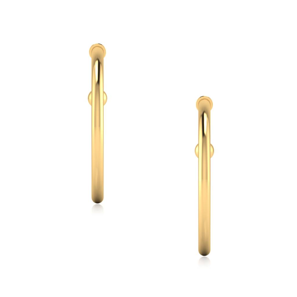 Iski Uski 925 Sterling Silver Damyanti Hoop Earrings