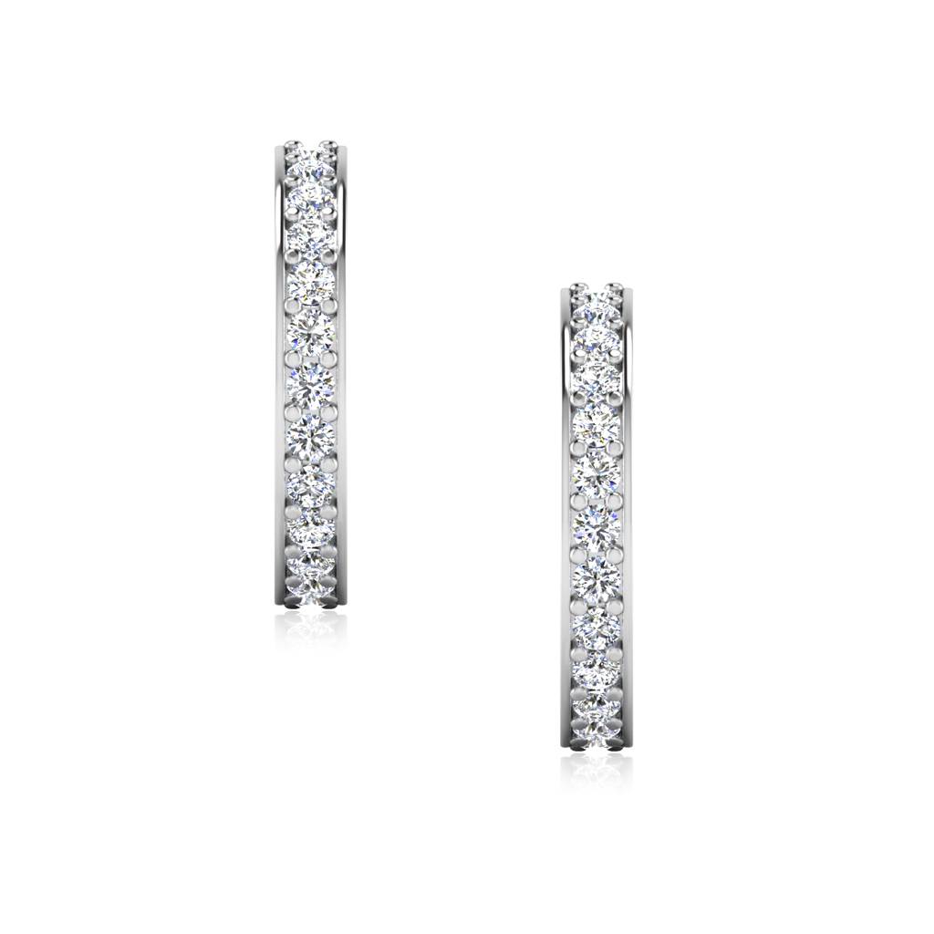 Iski Uski 925 Sterling Silver Darika Hoop Earrings