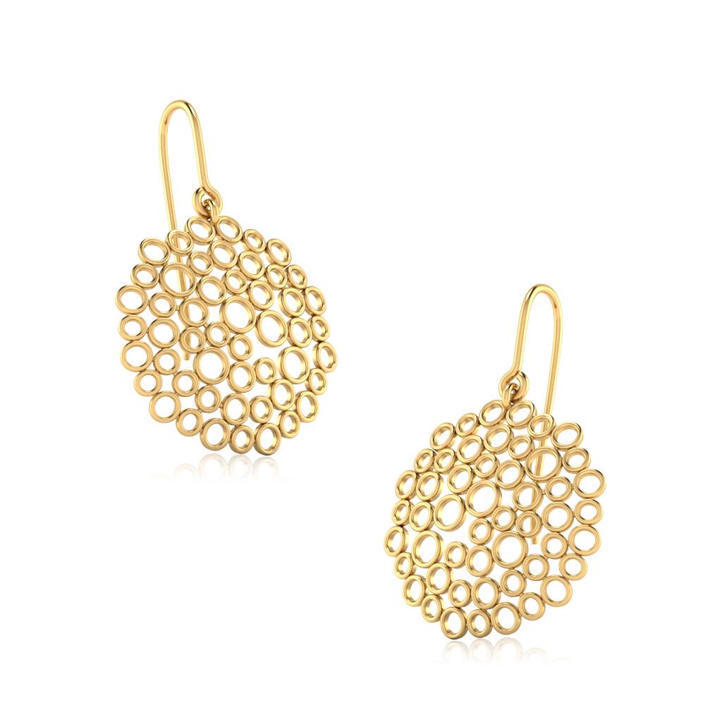 Iski Uski 925 Sterling Silver Geetika Dangler Earrings
