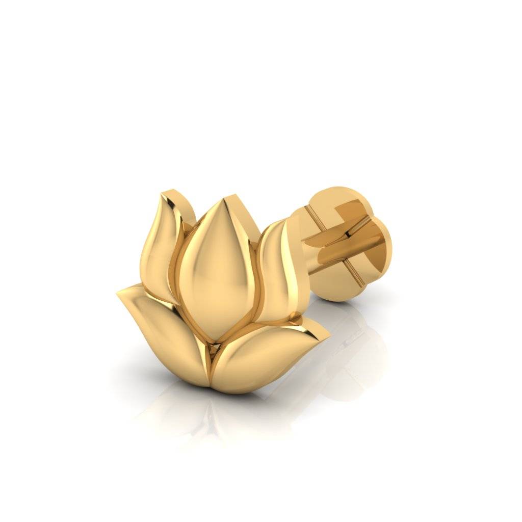 The Gaja Gold Nose Screw : NS-0259YG