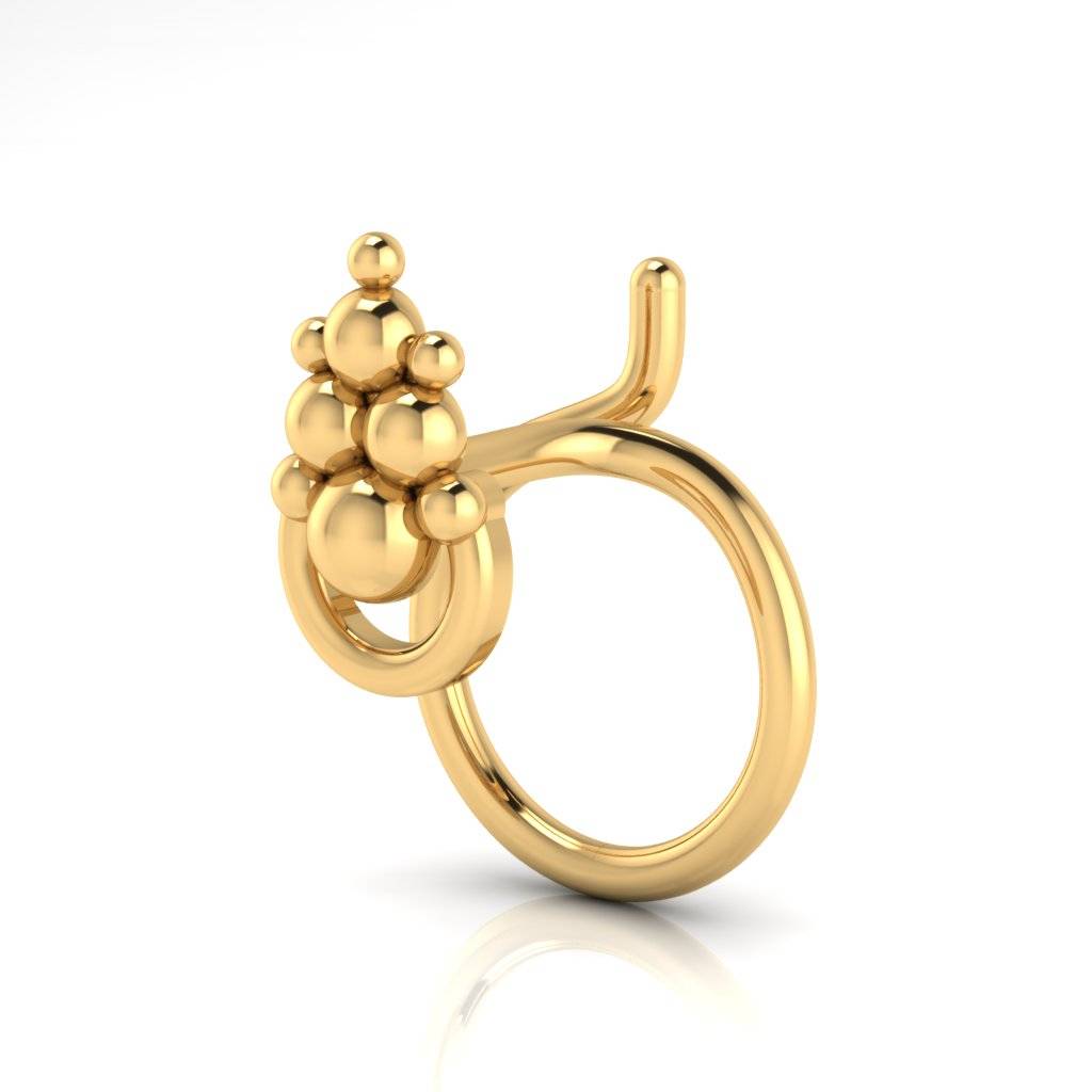 The Foxylady Gold Nose Pin : NS-0563YG