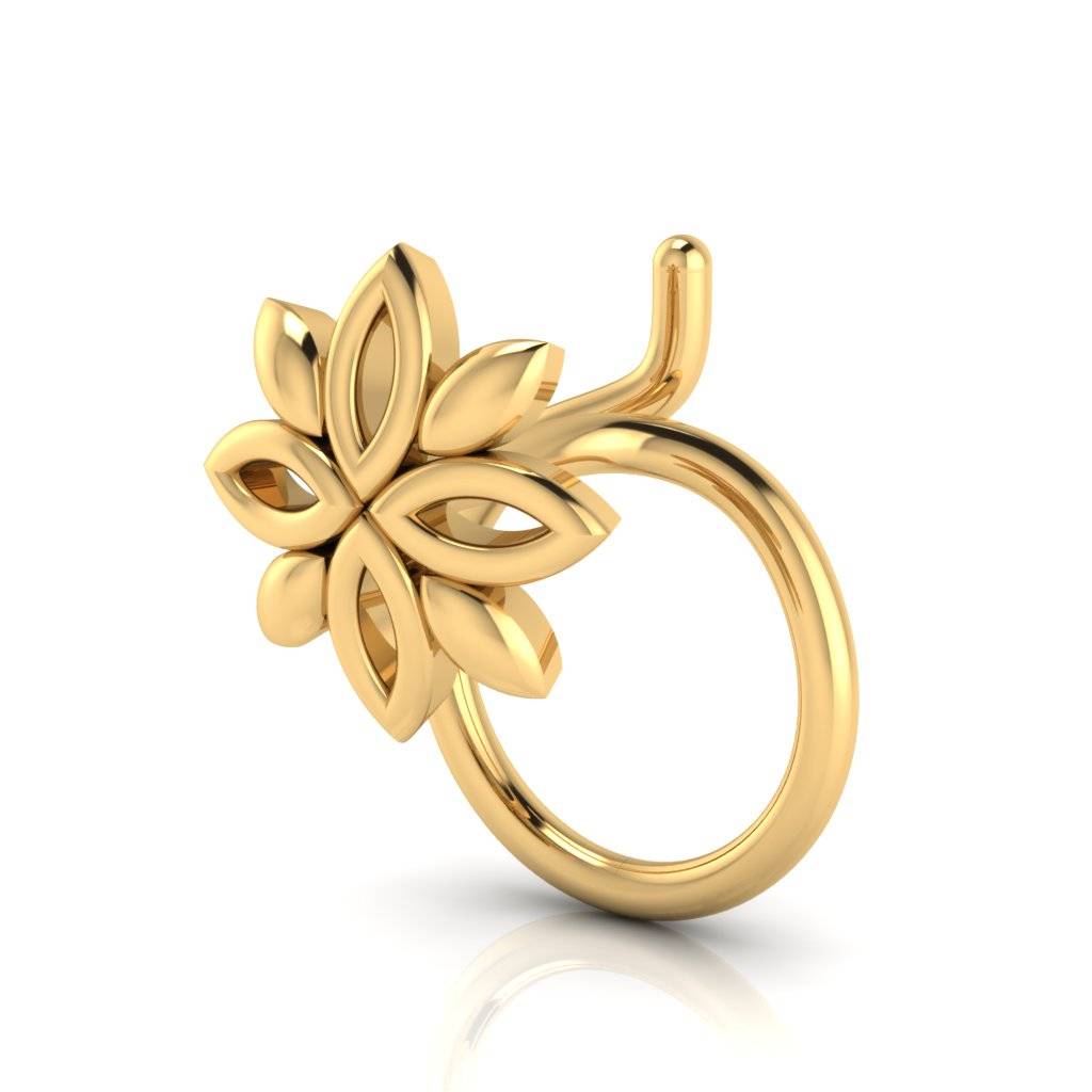 The Gorgeous Gold Nose Pin : NS-0564YG