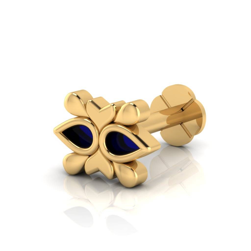 The Andrea Gold Nose Screw : NS-0648YG