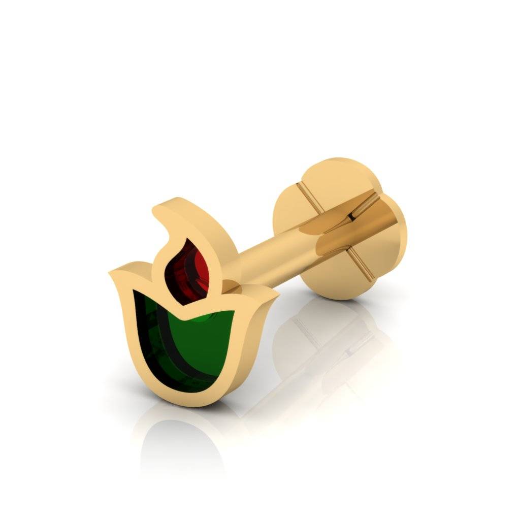 The Valerie Gold Nose Screw : NS-0652YG