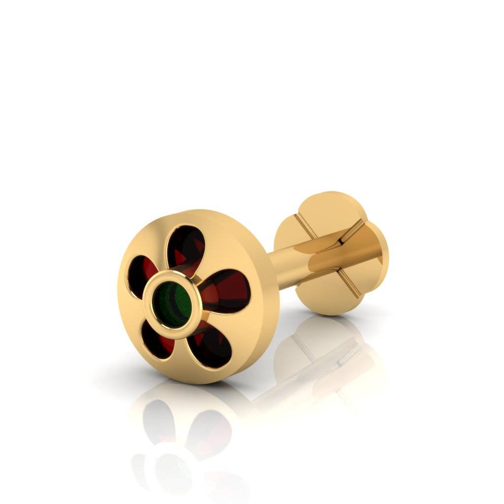 The Daisy Gold Nose Screw : NS-0657YG